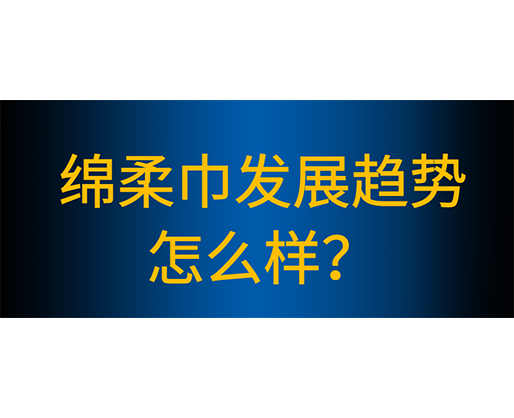 綿柔巾生產(chǎn)線有哪些性能特點(diǎn)，綿柔巾發(fā)展趨勢(shì)怎么樣？
